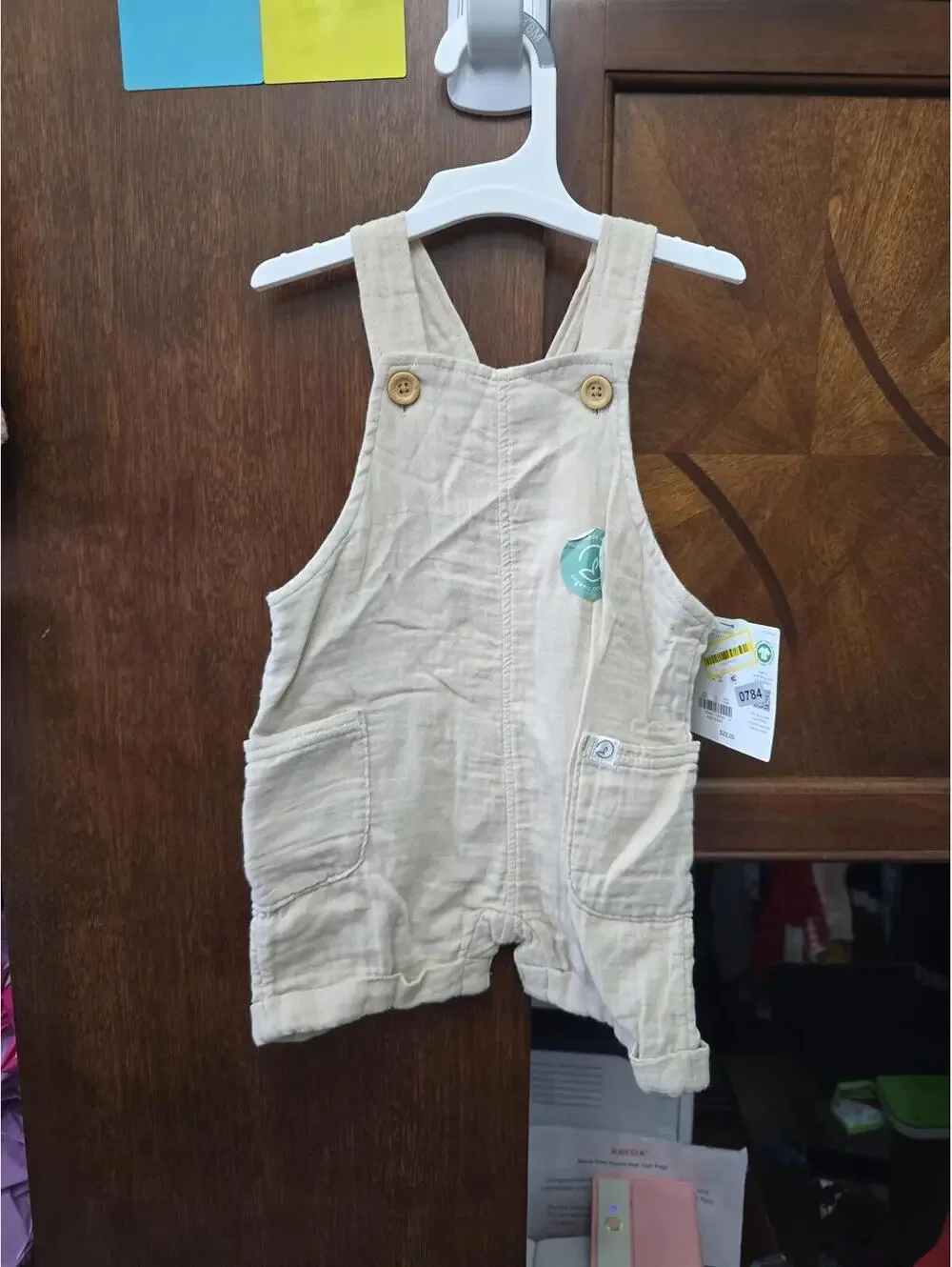 9m brand new little planet by carters, short overalls item 784